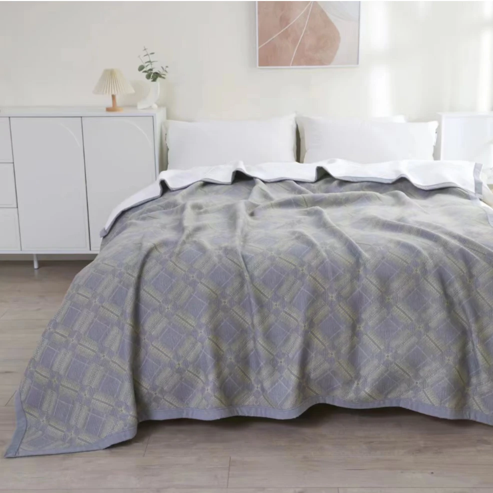 XDONGY（冬云家纺）200*230 六层天然抗菌 流心随月 精梳棉恒温毯