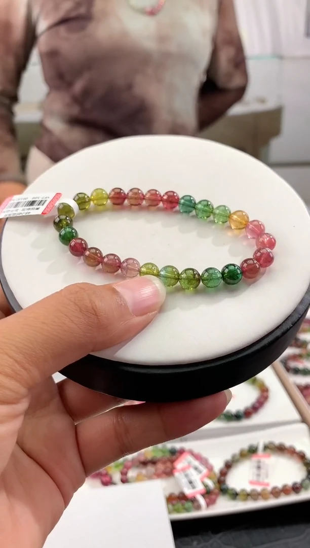 【闪购商品】碧玺手串未镶嵌多样性发一条