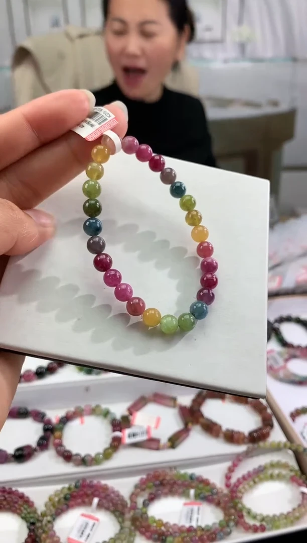 【闪购商品】碧玺手串未镶嵌多样性发一条