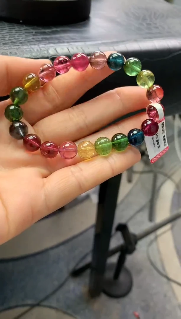 【闪购商品】碧玺手串未镶嵌多样性发一条
