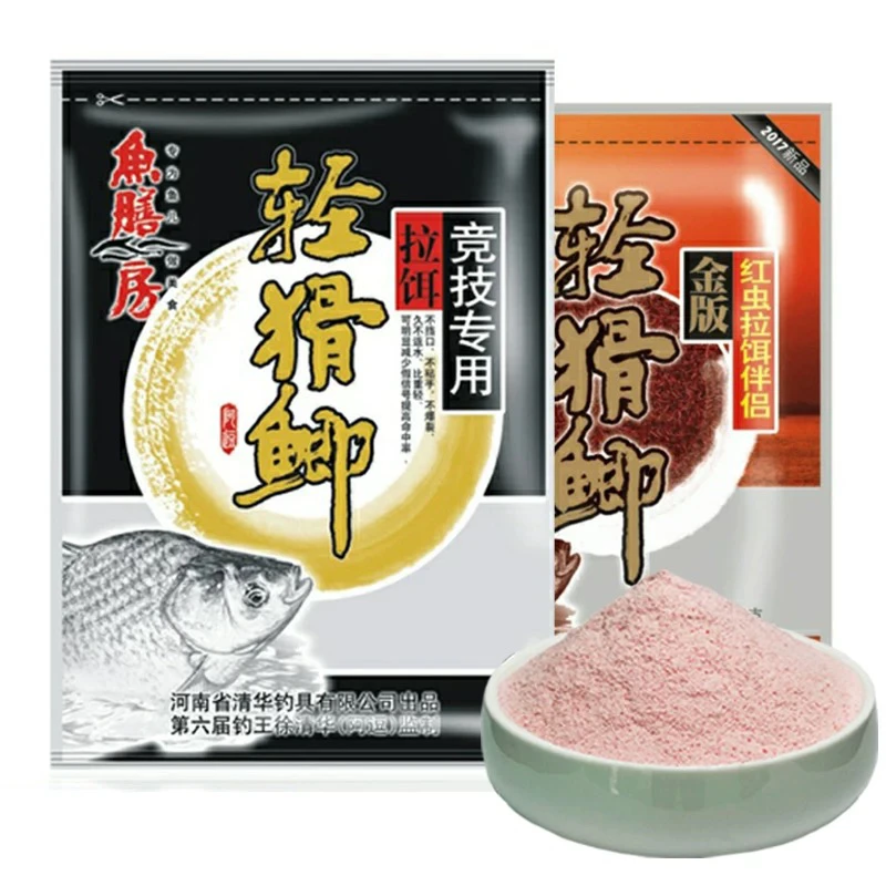 鱼膳房金版轻猾鲫红虫拉饵伴侣经济版轻猾鲫