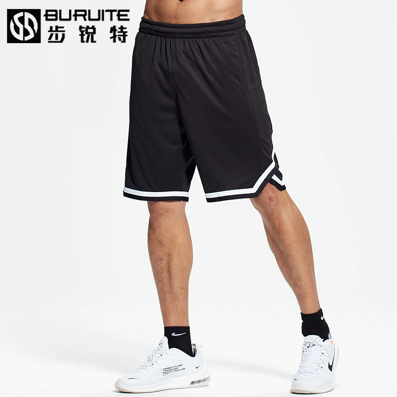 街头篮球裤运动短裤男夏季过膝健身训练五分中裤速干大码宽松球裤