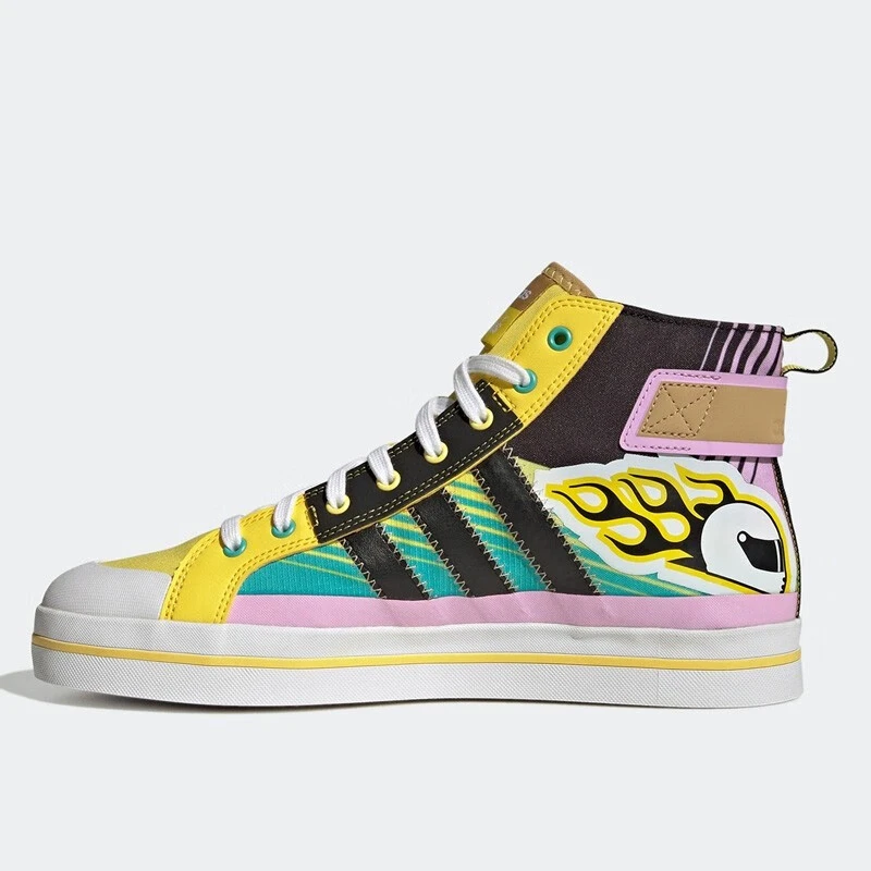 阿迪达斯adidas男女鞋2023新款NEO City Canvas Hi高帮板鞋GY2185