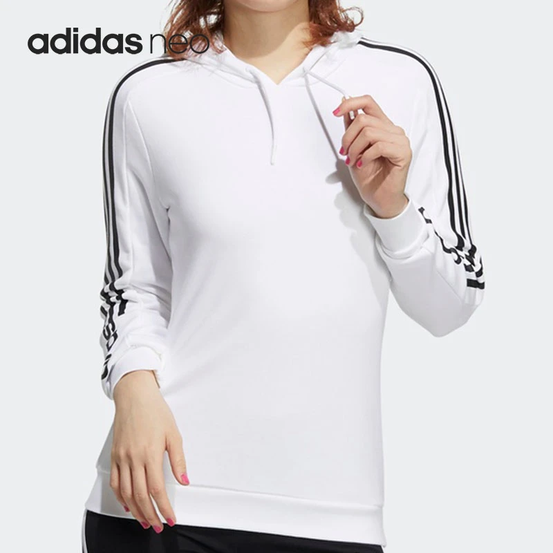 Adidas阿迪达斯正品2023新款女子秋季连帽舒适休闲运动卫衣H45111