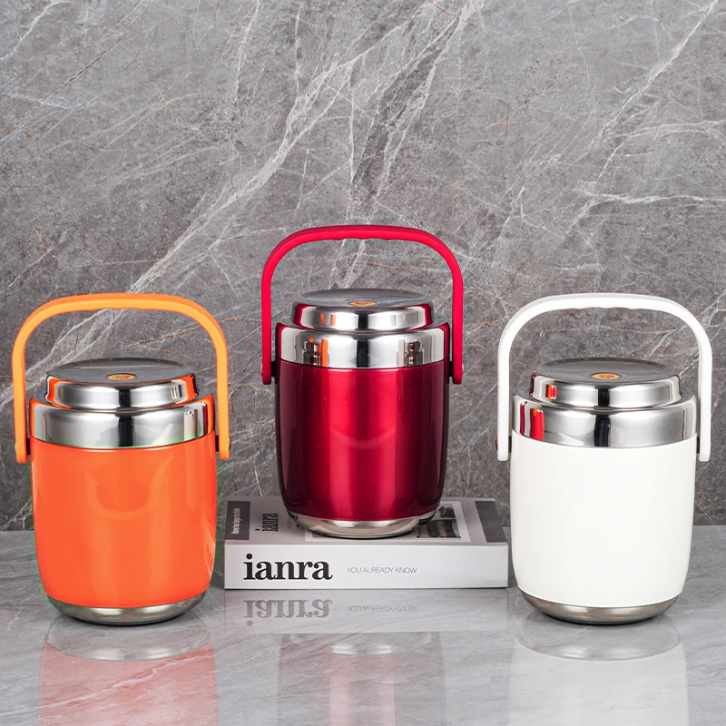 升级款真空保温桶三层饭菜汤分格不串味提锅学生上班族带饭双层