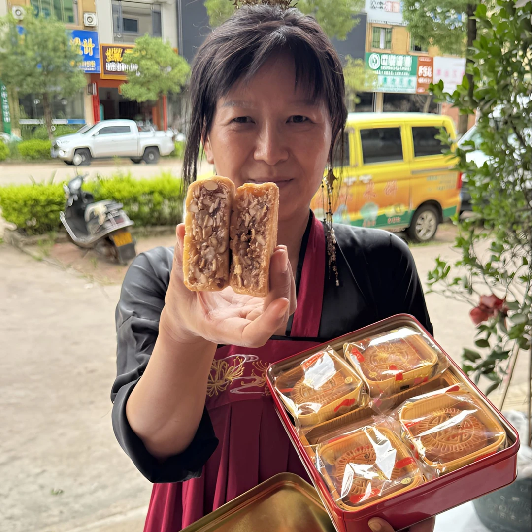 【毛姐专属】经典伍仁叉烧月饼广西老式中秋月饼传统糕点独立包装