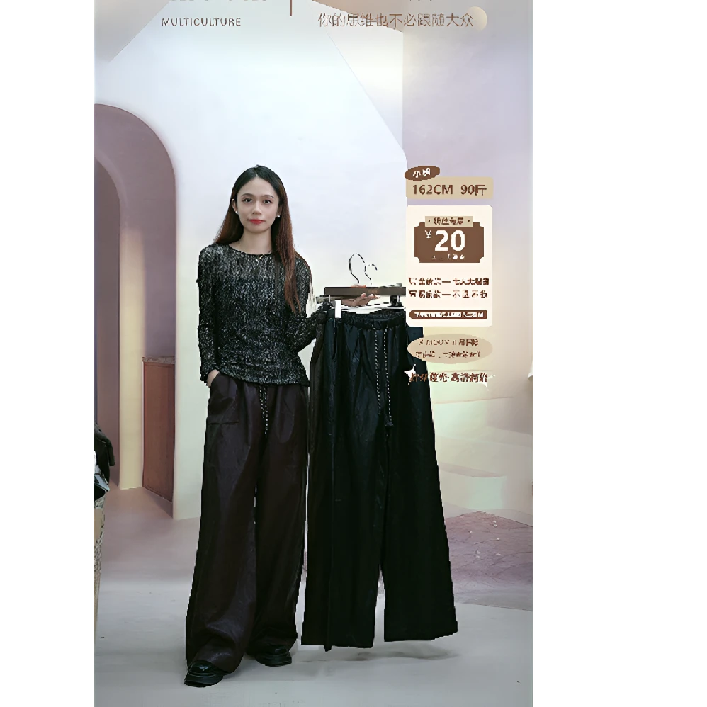 X-MOOM2024【高货皮裤】新款女士皮裤ZXQNS50467