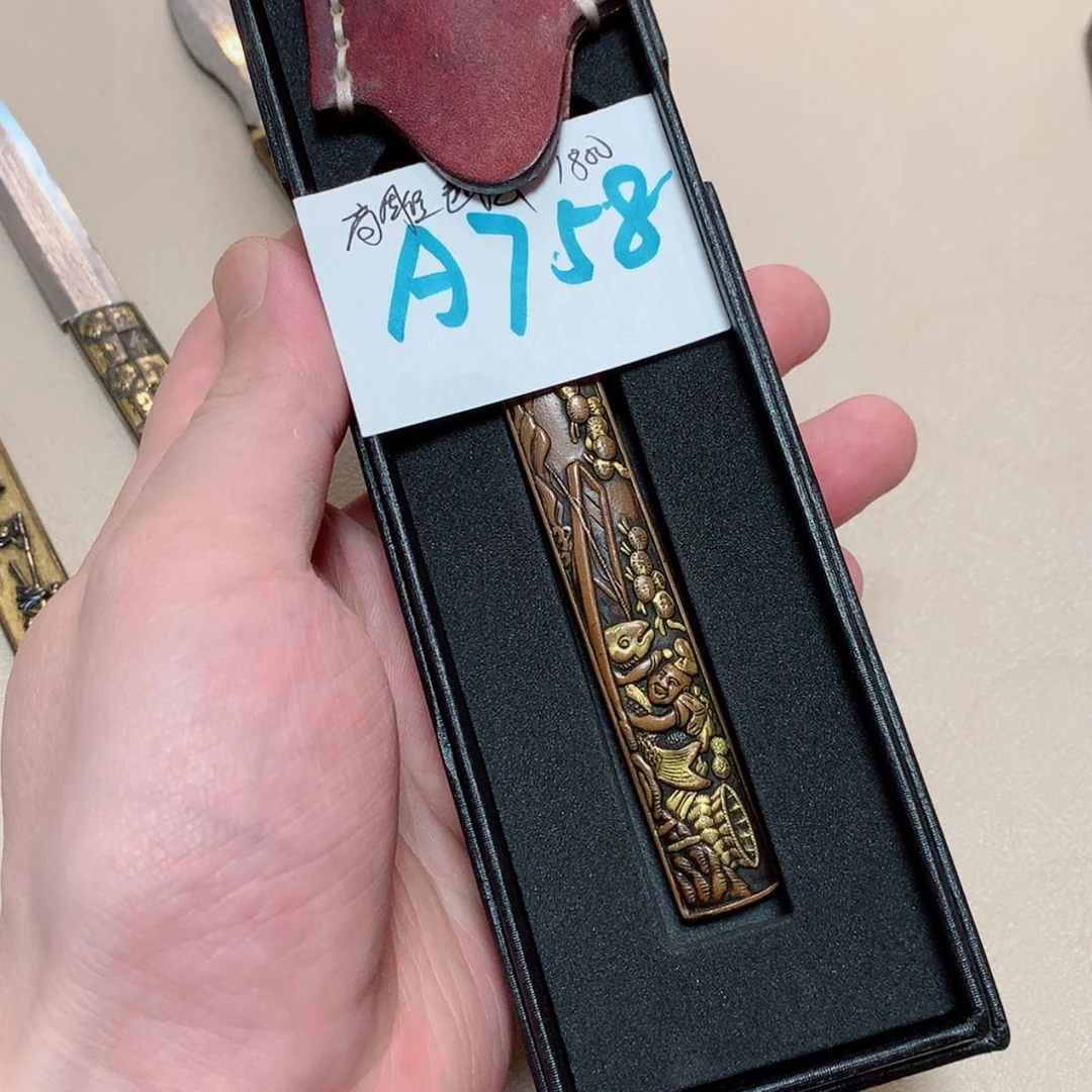 【闪购商品】江户末期刀柄 改茶刀附*堂