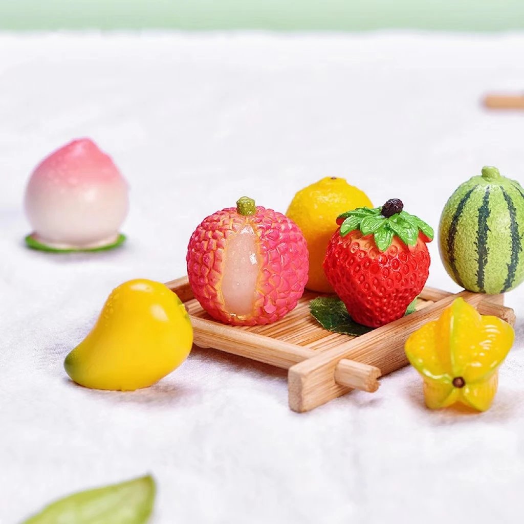 【现场拆袋】小水果萌粒diy可爱摆件潮流玩具盲盒隐藏玩法惊喜多多