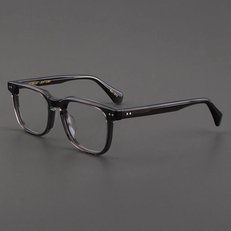 MOSCOT LEMTOSH眼镜框男士款复古椭圆镜架美式透灰色高级近视镜女