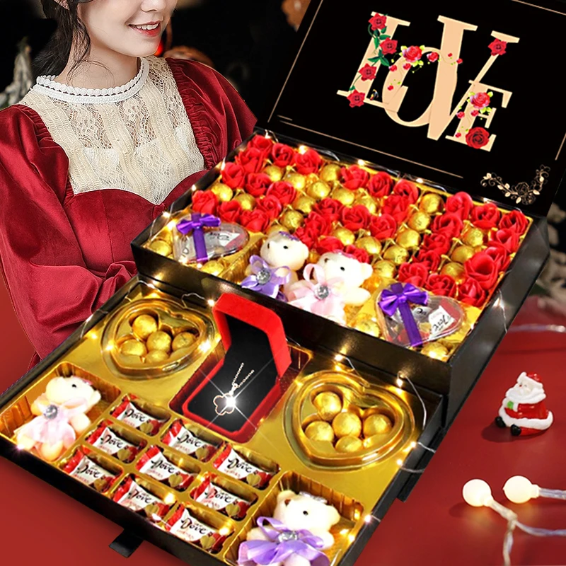 Dove/德芙巧克力礼盒圣诞节礼物送女友老婆高端平安夜圣诞礼物