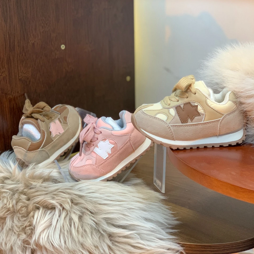 XYBB【包罗万象】秋季老爹鞋学步鞋复古软底百搭防滑男女童潮鞋