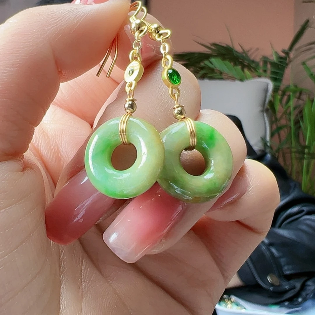 【闪购商品】翡翠耳饰未镶嵌