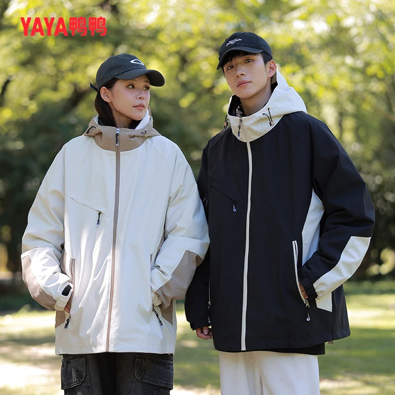 YAYA/鸭鸭男女同款2024新款户外运动时尚羽绒服外套