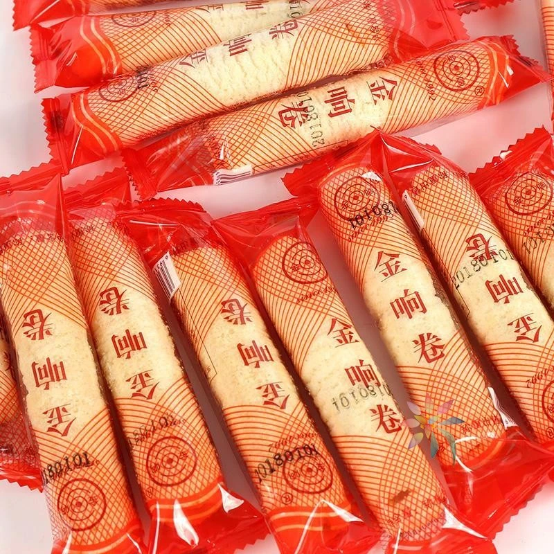 金响卷450g蛋黄夹心味年货大礼包非油炸休闲零食品办/0lb蔬菜组合
