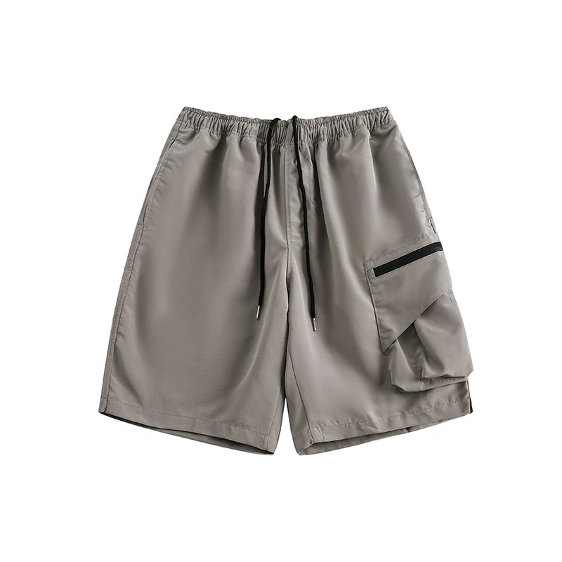 LP-7E007冰丝复古多口袋工装短裤男机能速干抗皱五分裤夏季中裤