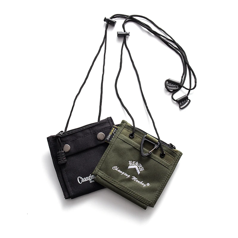 DS-6#户外休闲百搭 个性简约潮流ins多功能情侣零钱包小挎包肩包