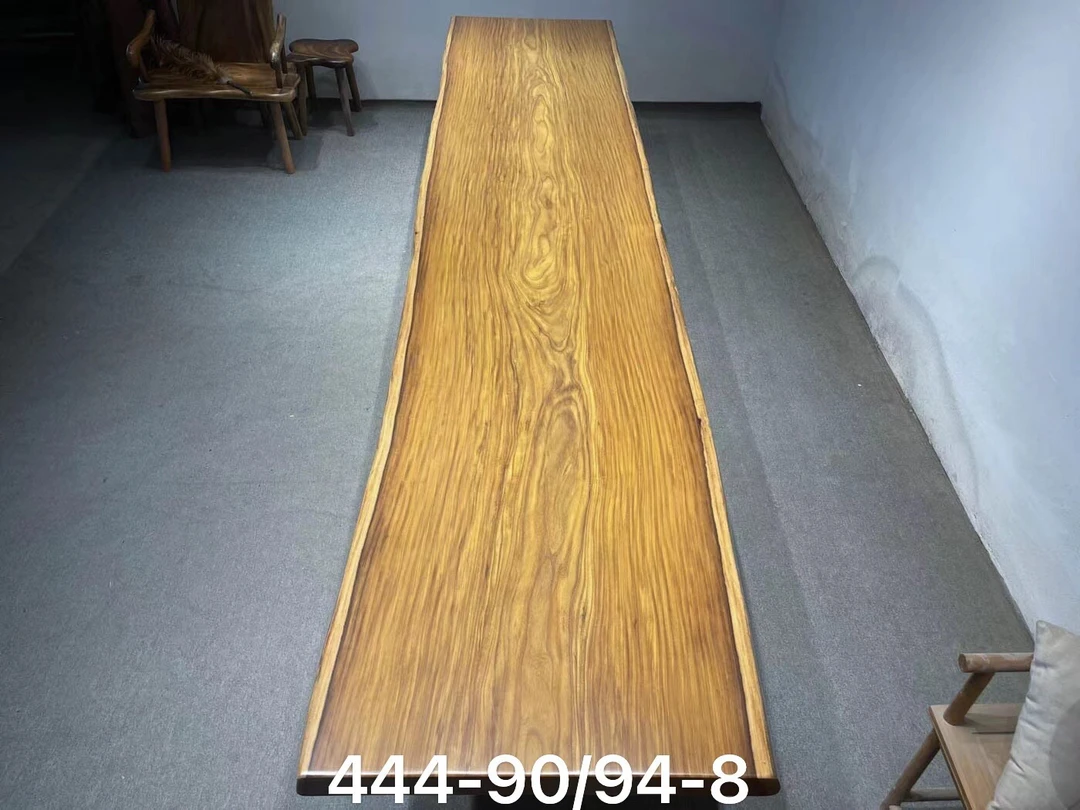非洲柚木大板桌尺寸：444-90/94-8