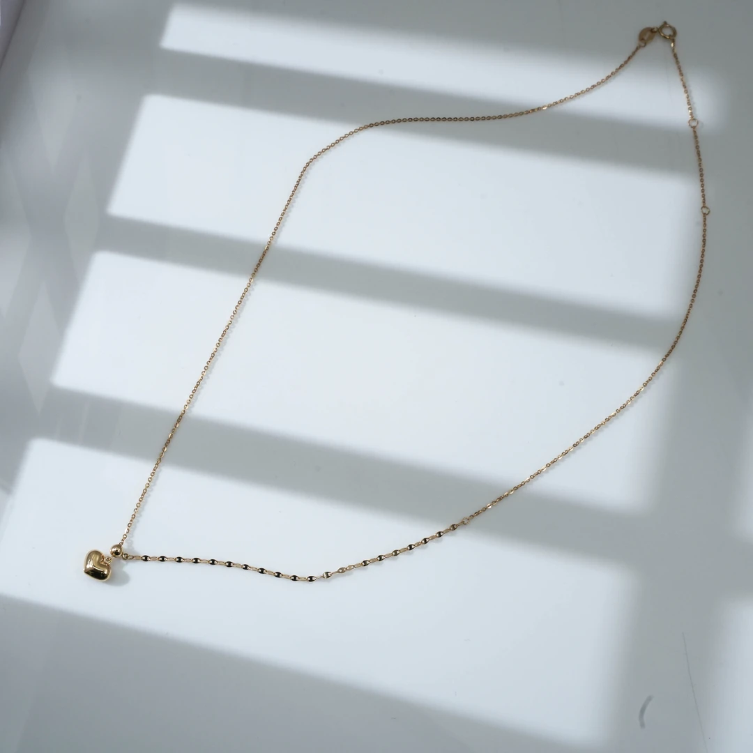 【桃之梦珠宝】闪O爱心项链 TKJ2300583