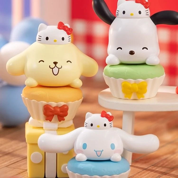 玩点无限Hello Kitty 50周年系列叠叠乐盲盒手办公仔摆件潮玩