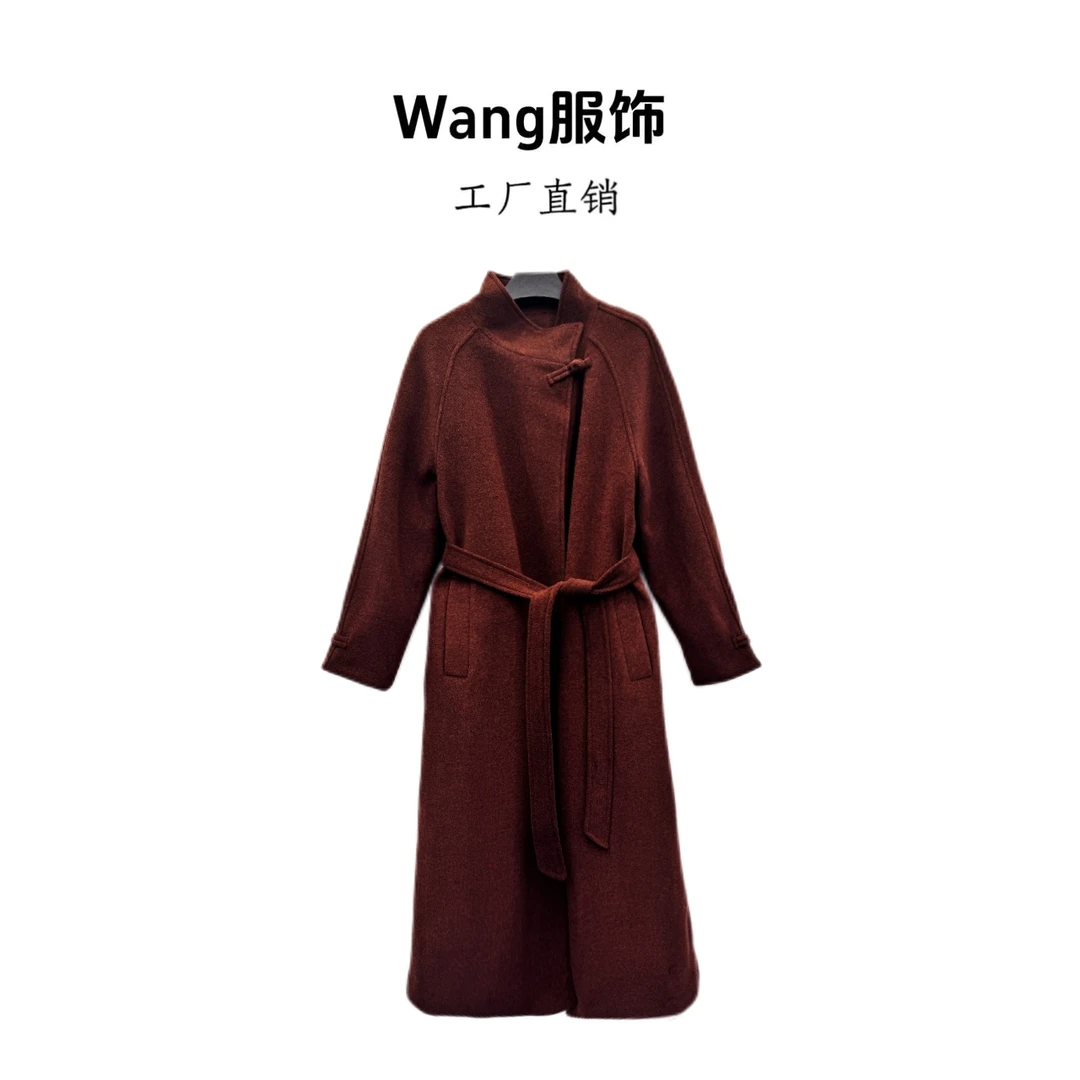 现【WANG】轻奢高定时尚百搭羽绒大衣66573