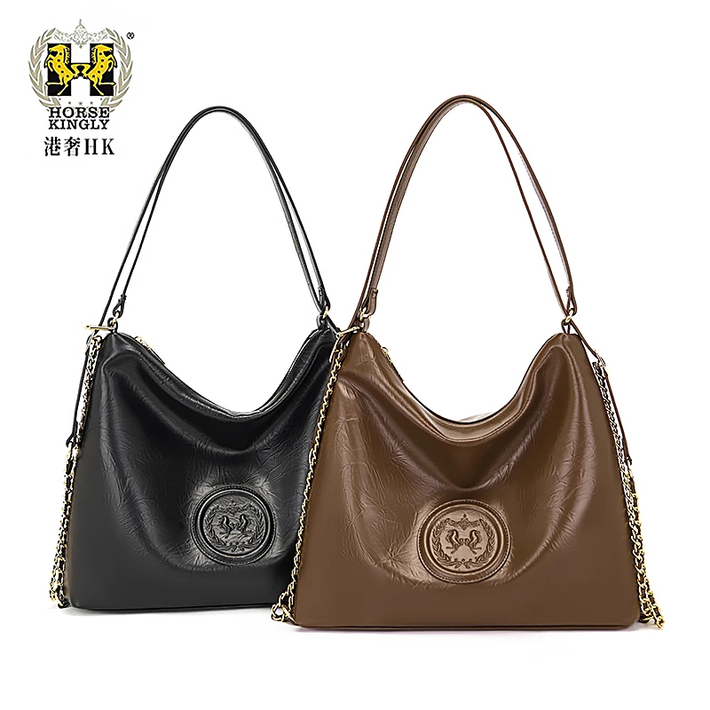 【香港HK】女士斜挎包单肩经曲菱格轻奢百搭女士包送1209礼盒