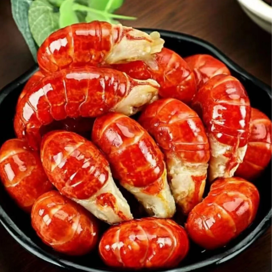 新鲜二级无冰鲜嫩虾尾 一包4斤 无冰衣发货 有冰衣十倍赔偿