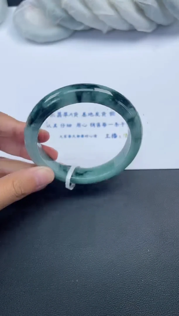 【闪购商品】翡翠手镯未镶嵌基地发货K3051 58+