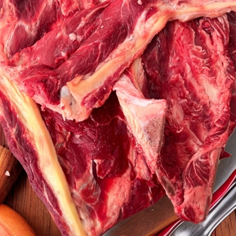 国产加肉牛羽骨带骨，10斤牛片骨、红烧铁骨炖每天鲜出一面肉一面骨