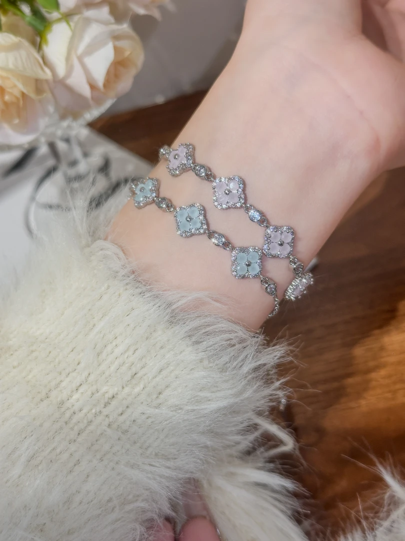 铜合金手链 365韩国东大门甜美气质四叶草经典洋气百搭省钱风手链