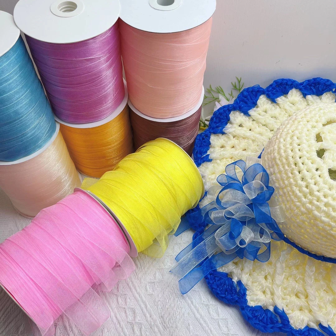 断码清仓   冰丝柔软加密全新料编织钩夏凉帽包包专用丝带