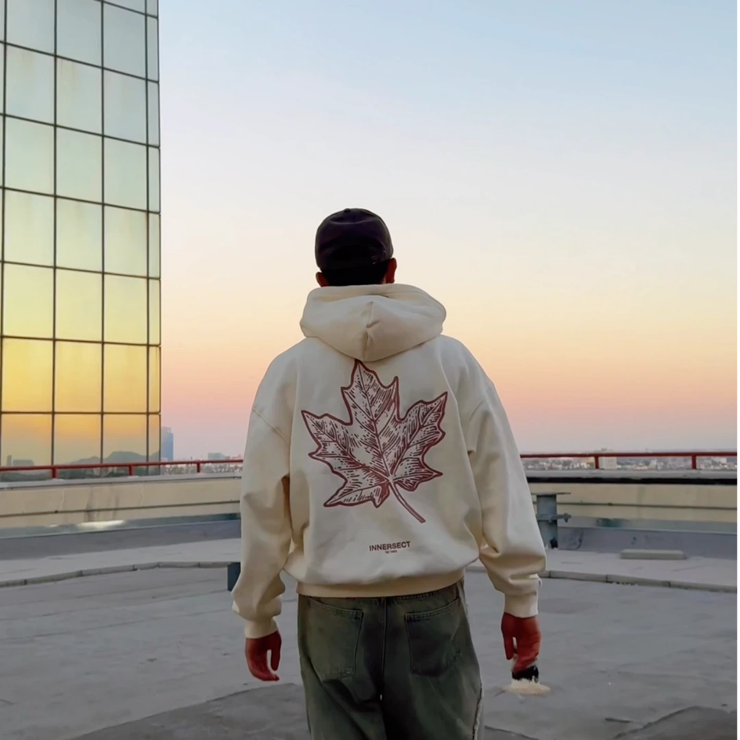 INNERSECT 三生万物枫叶连帽卫衣 INN24FWTHD150