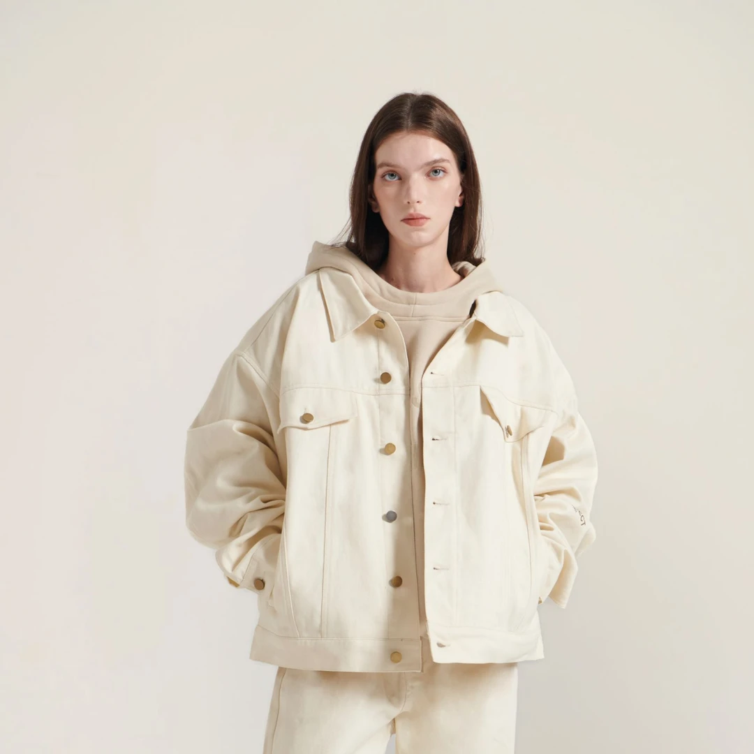 【专属】INNERSECT 休闲百搭复古宽松牛仔套装 INN24FWTJK105+107