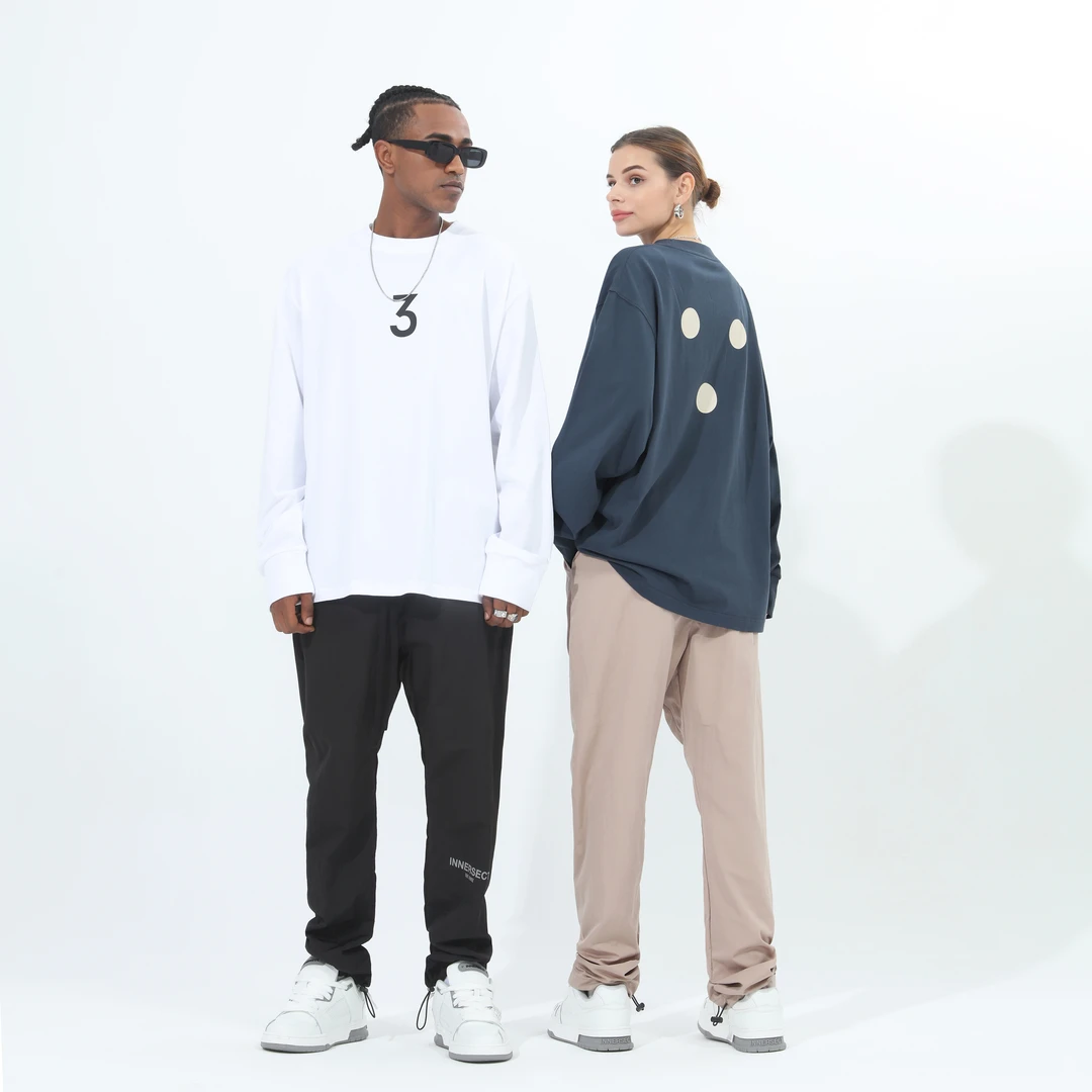 INNERSECT 长袖T恤运动时尚休闲宽松圆领INN23FWTTE40