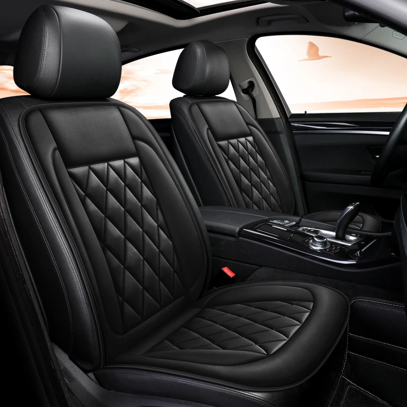 冬季汽车加热坐垫舒适保暖加热垫车载电褥子12v速热冬天汽车座垫