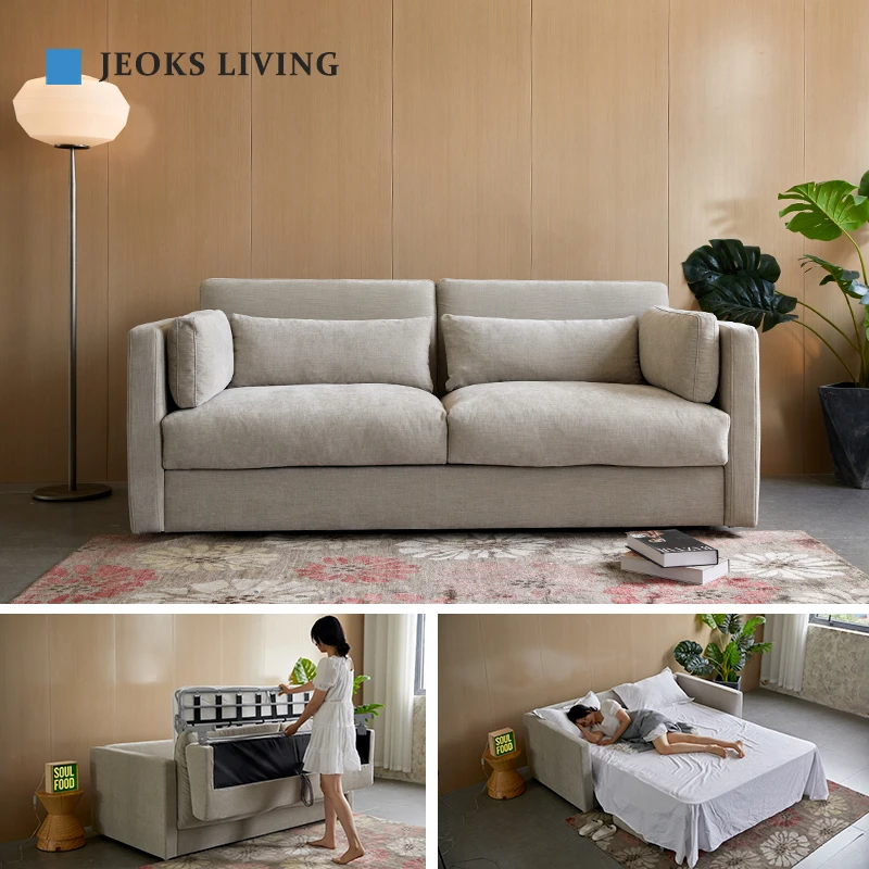 大行/隐山沙发床 北欧可折叠可拆洗小户型省空间多功能两用新款