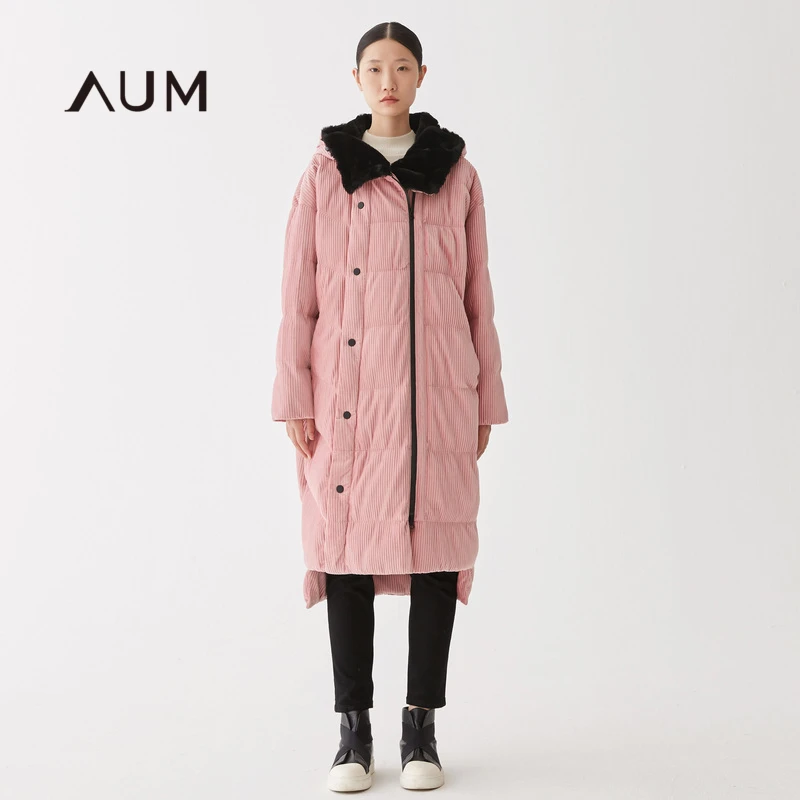 AUM/噢姆冬季带帽加厚休闲时尚羽绒外套MAEG4030Y