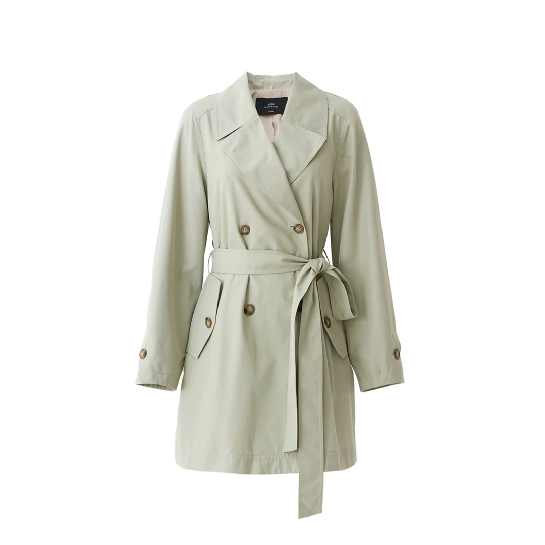 AUM/噢姆气质夏日穿搭时尚百搭职场大气休闲收腰风衣M1CX3131F