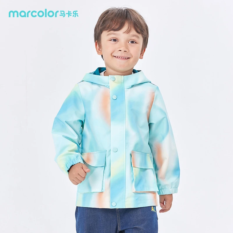 马卡乐2023秋季新款童装男童防风透气防湿冲冲衣505323042101