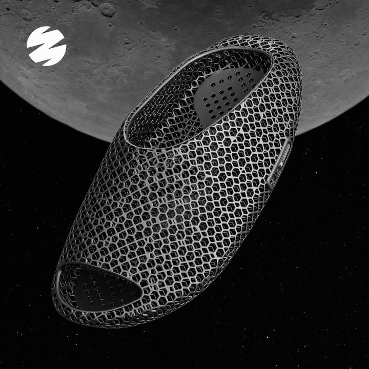 Sunrimoon【登月计划】3D-GRID打印拖鞋森瑞梦运动恢复高分子弹性