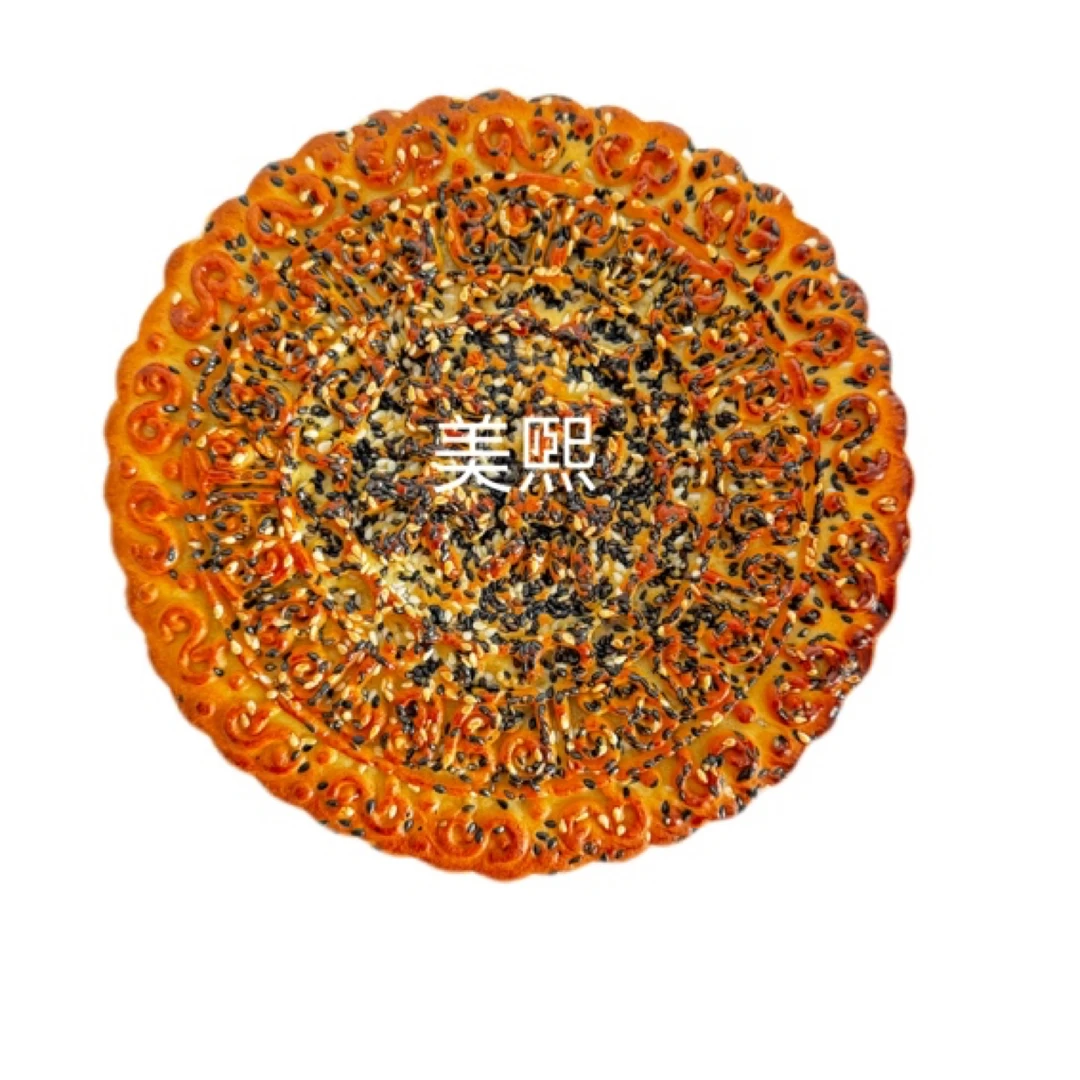 崀山美熙传统纯手工加大月饼750g精品新品雅月送礼佳甜而不腻料多