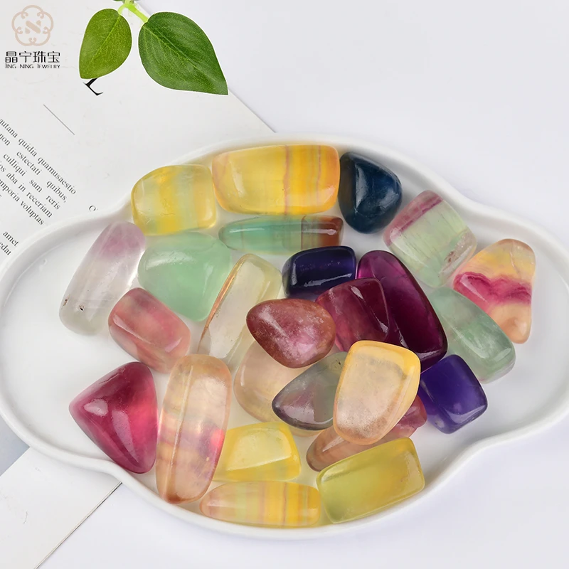 天然家居多彩摆件碎石 滚石 扩香石 原石大块 鱼缸造景 花瓶铺面