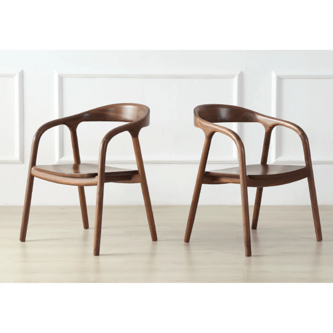 北美黑胡桃木舒美特椅子