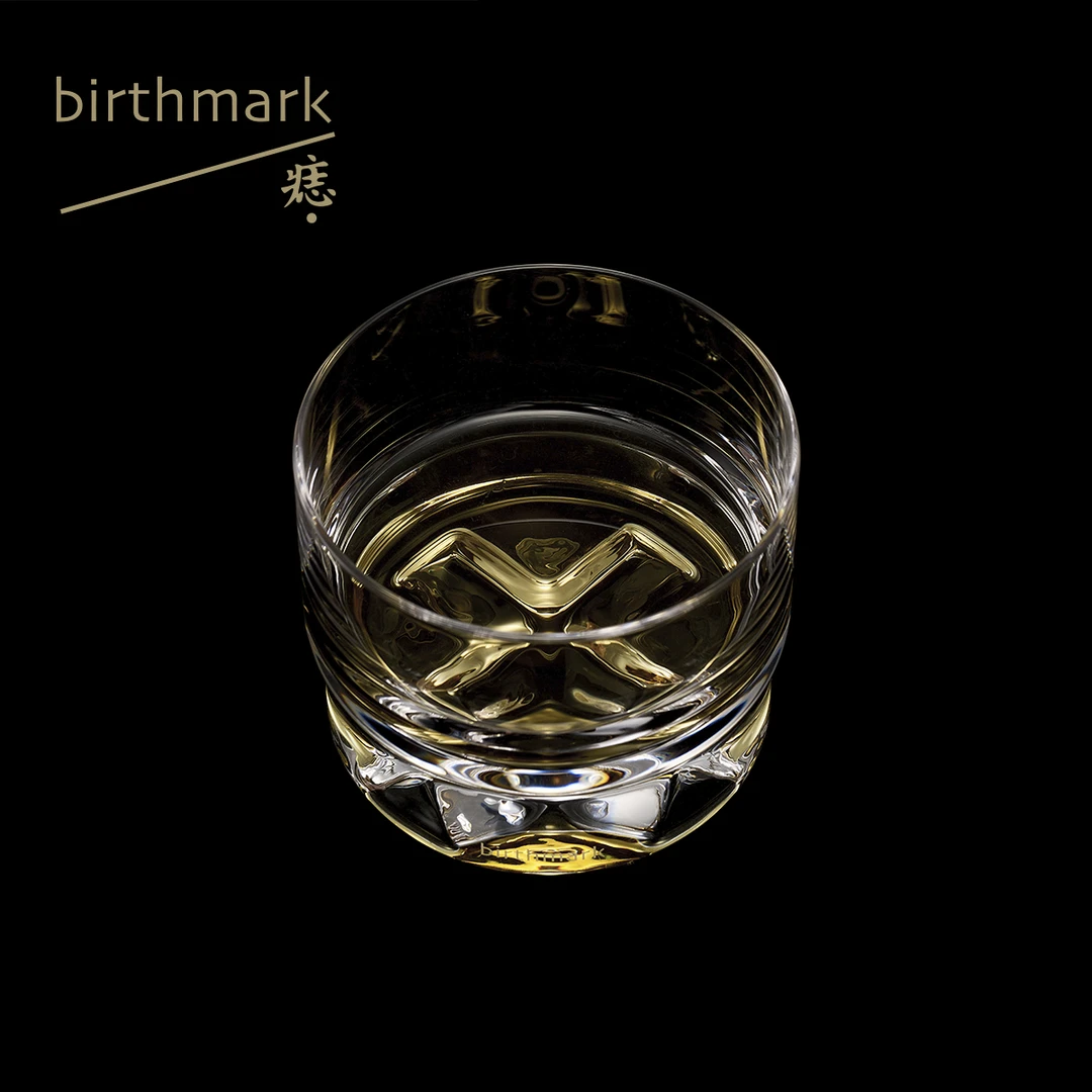 +GLASS 十字烈酒杯180ml／whisky威士忌酒杯／设计感|痣birthmark