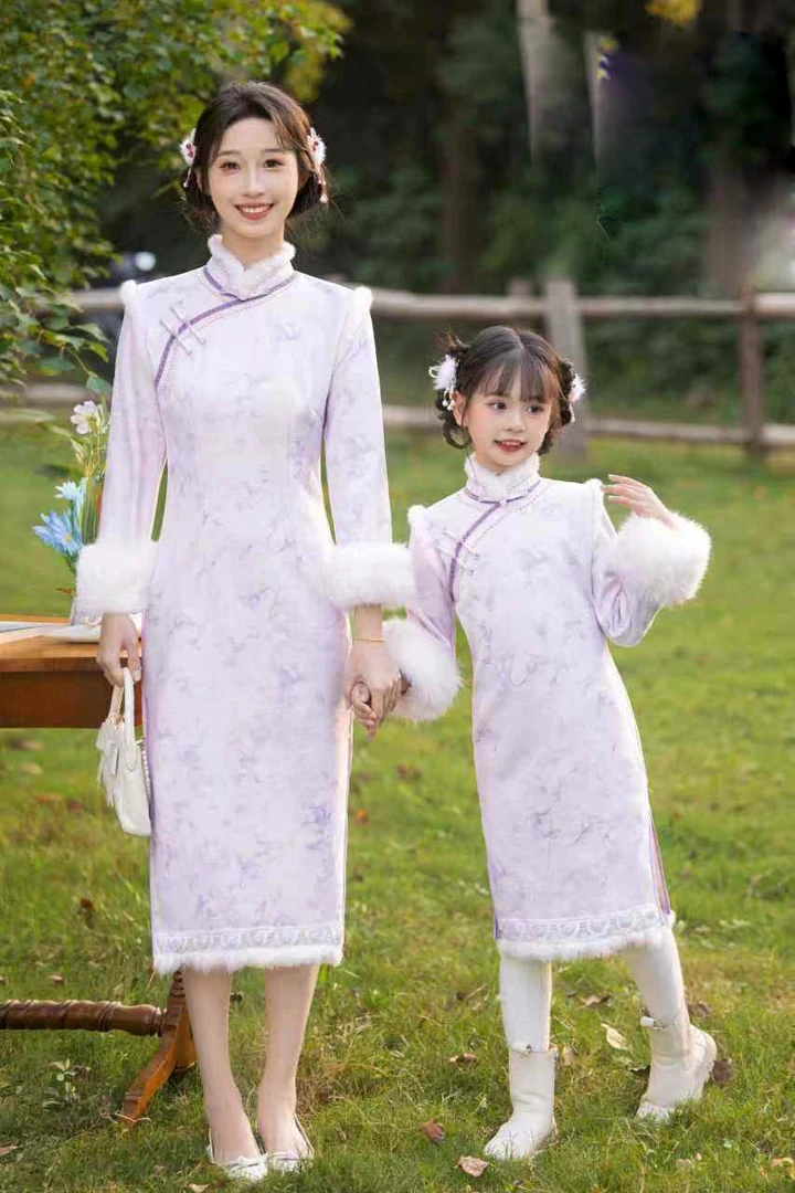 2024 一号 冬季儿童改良旗袍