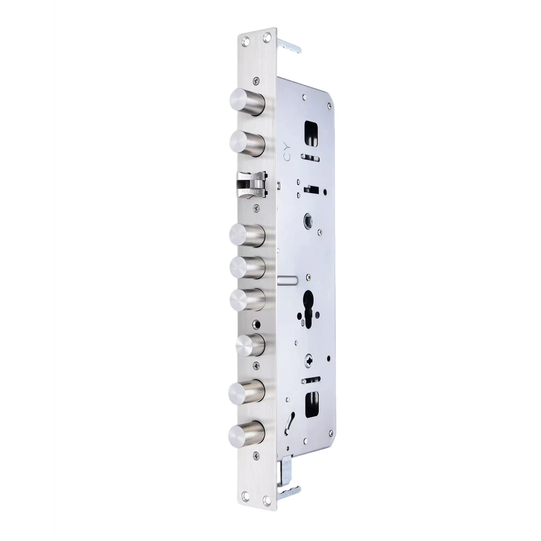 （拍一发五）指纹锁联动防卡霸王锁体指纹锁专用