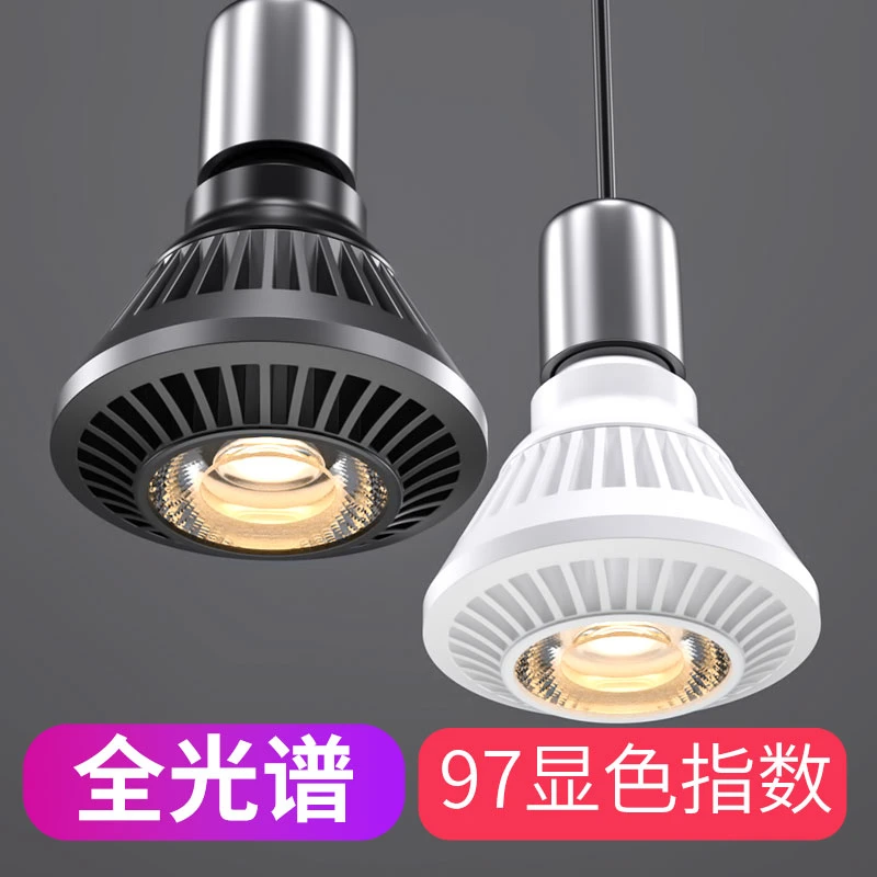 荣旗全光谱高显色指数植物生长补光灯E27螺口par20 30 38灯杯灯泡