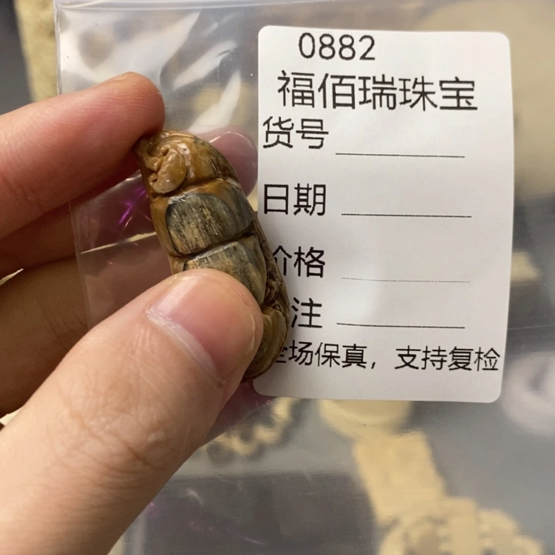 【闪购商品】天然保真猛犸牙根雕