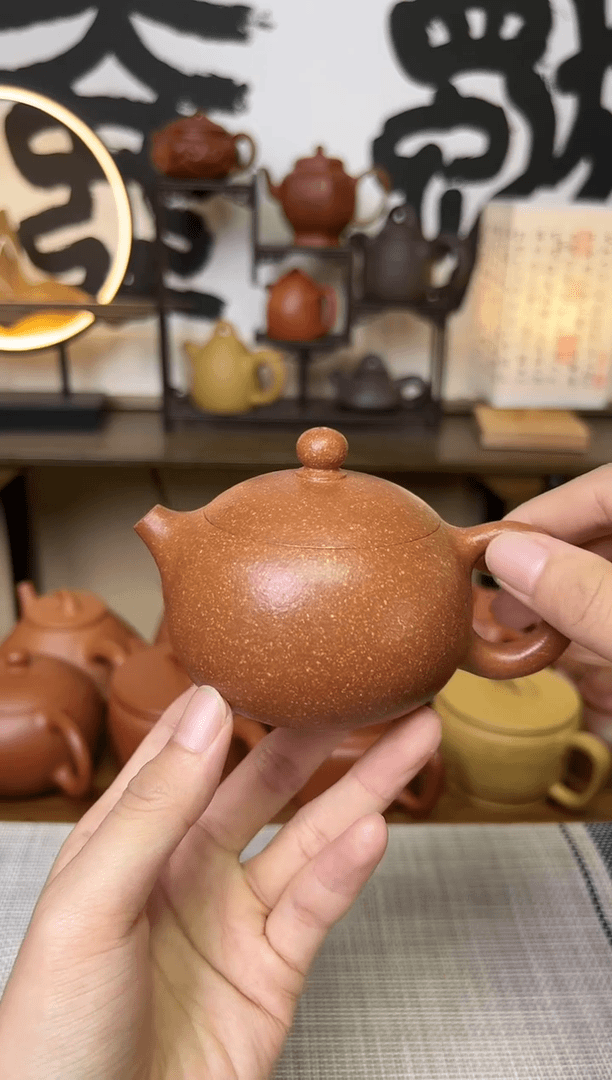 【闪购商品】段泥茶壶独壶黄降坡西施壶140CC