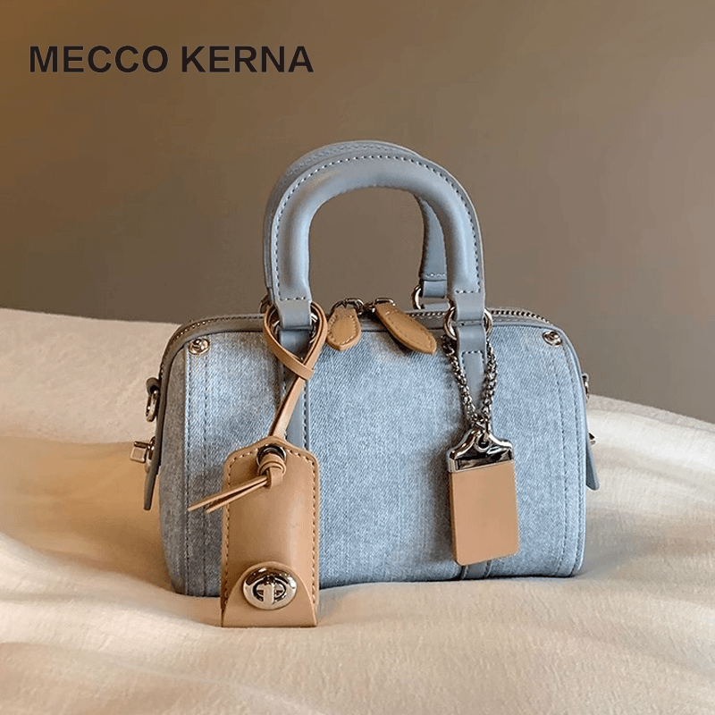 MECCO KERNA铂蓝海域枕头包女士2024百搭手提包单肩斜挎包MK31658